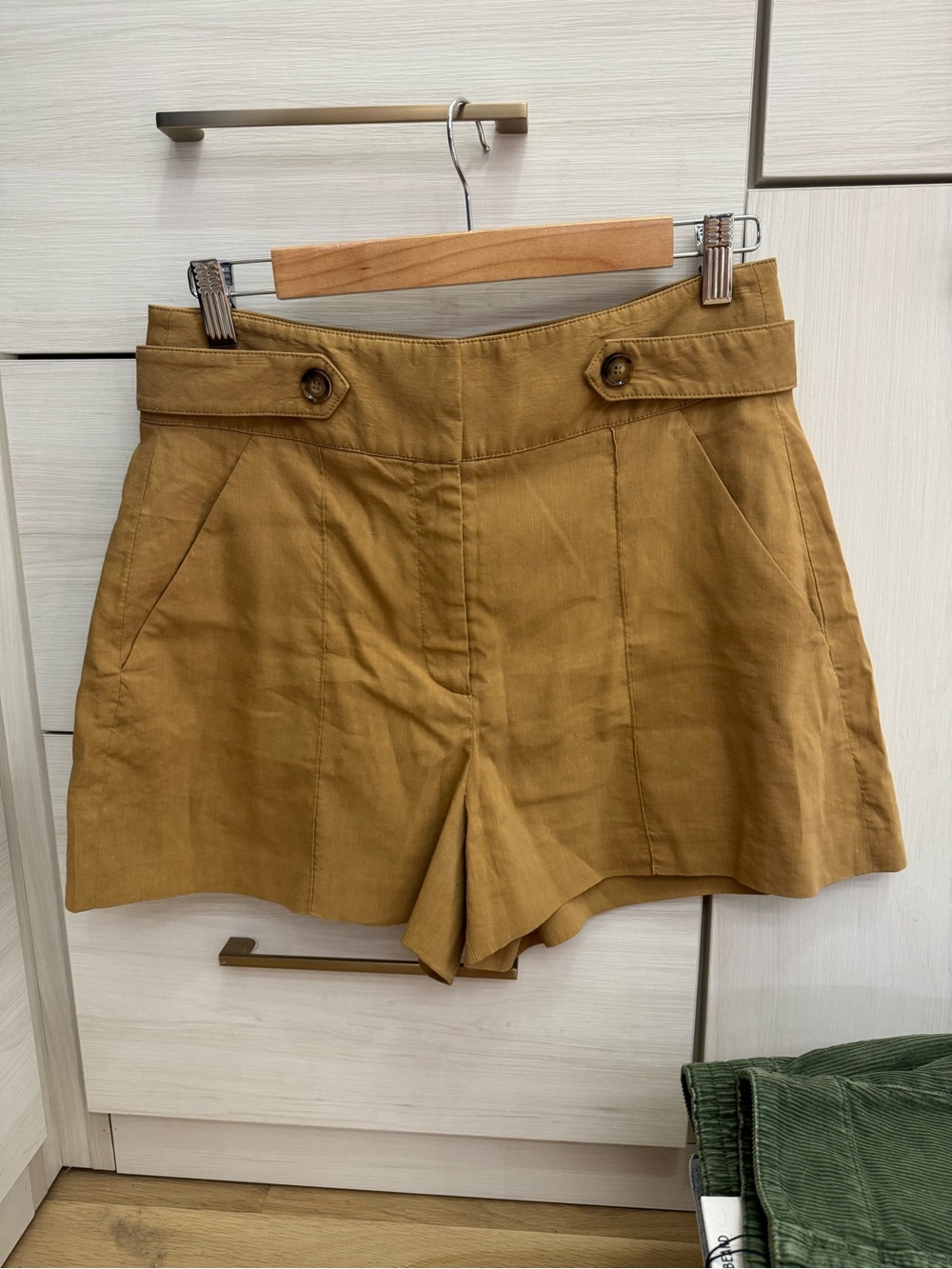 Veronica Beard Betty Short in Camel, size 8.